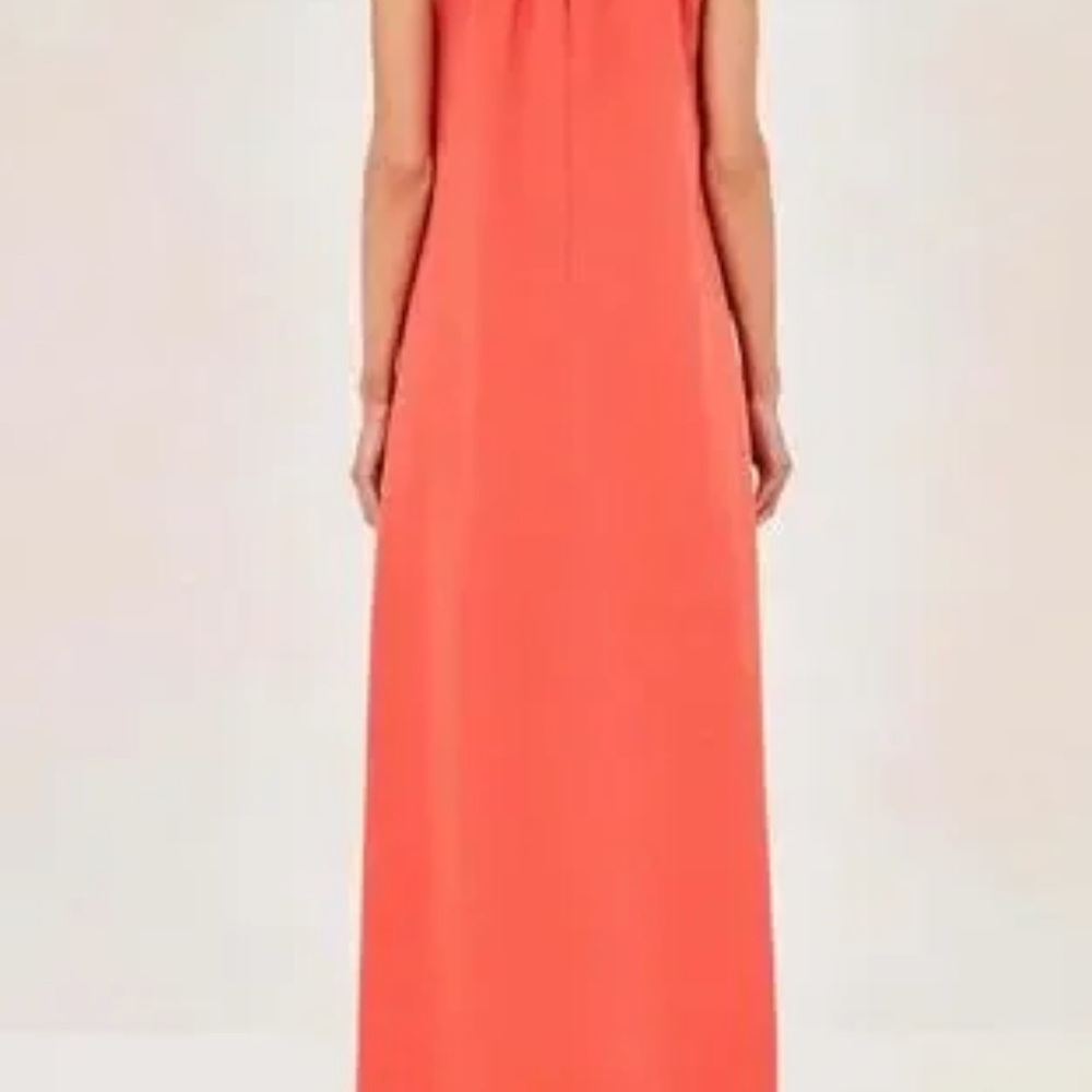 Alexis Vibrant Coral Maxi Dress